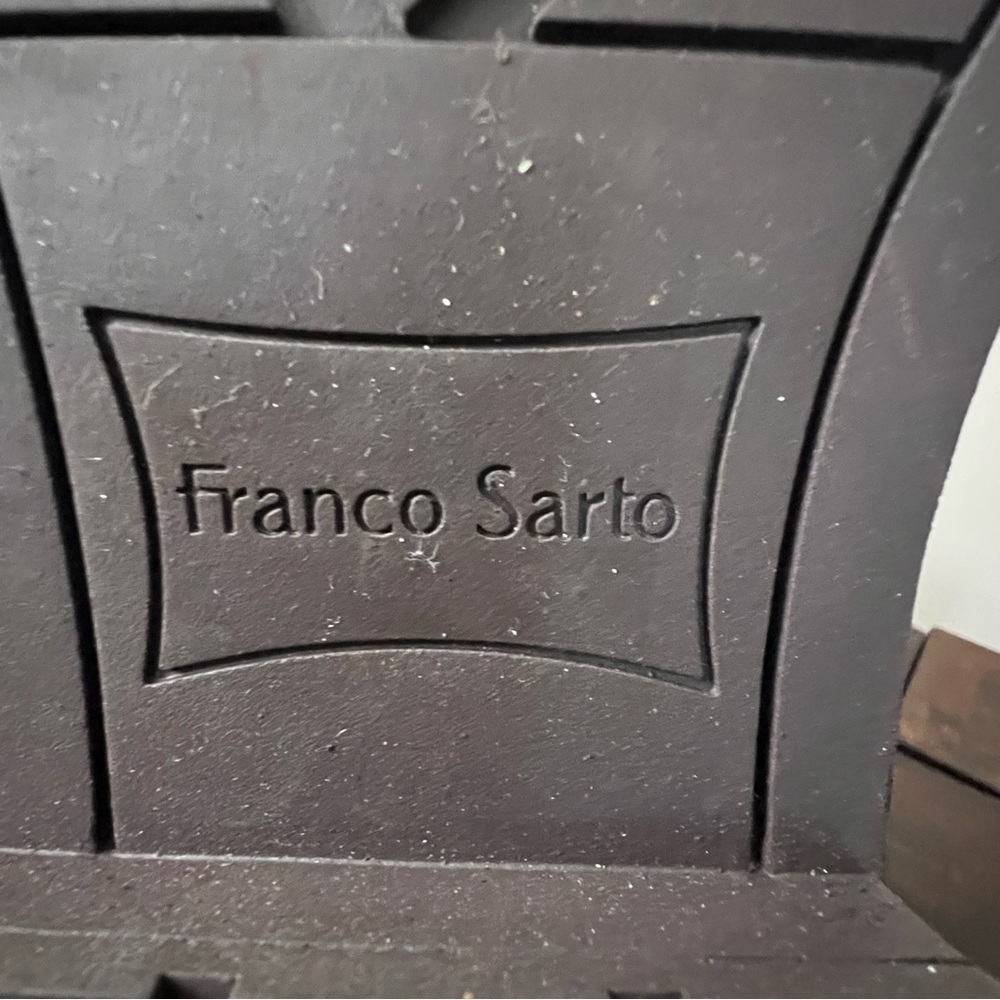 Brown Orange Cognac Genuine Leather Lug High Shaft Boots. Pre- Owned. - Picture 8 of 8